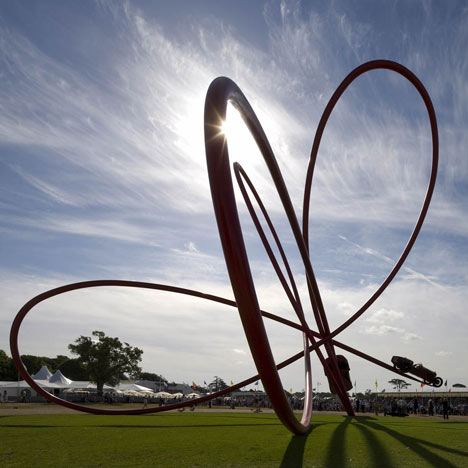 Alpha Romeo Centenary Sculpture by Gerry Judah 
