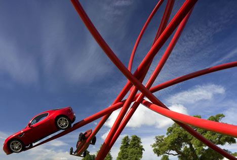 Alpha Romeo Centenary Sculpture by Gerry Judah 