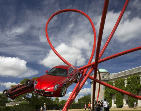 Alpha Romeo Centenary Sculpture by Gerry Judah 