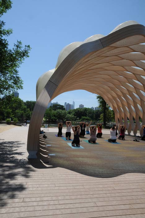 South Pond Pavilion by Studio Gang