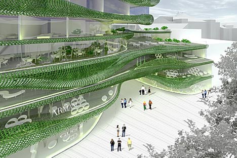 Shopping Pillow Terraces by OFIS 