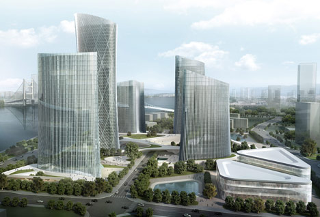 Central Business District Wenzhou by Henn Architekten