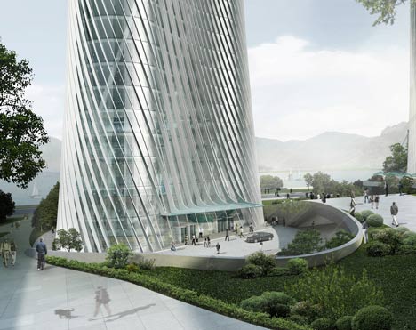 Central Business District Wenzhou by Henn Architekten