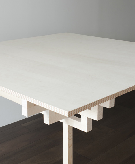 Temple Table by Hiroyuki Tanaka